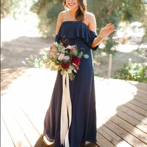 SOLD OUT Fame & Partners “Rio” dress/ gown Navy